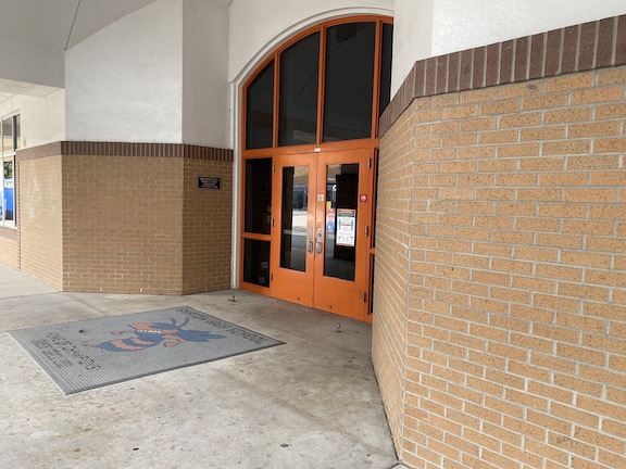 library entrance