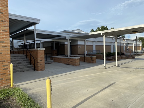 turning toward the library