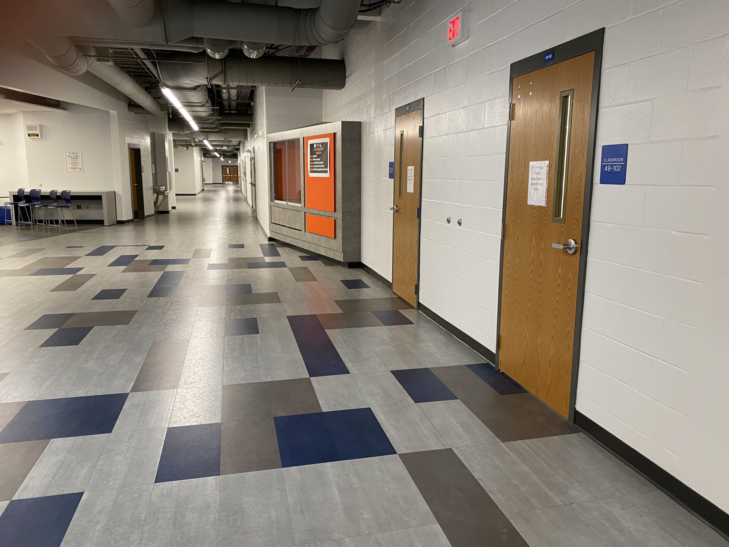 view inside the building